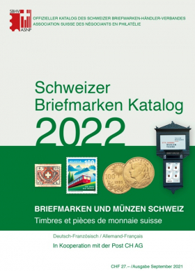 Schweizer Briefmarken Katalog 2022